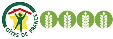 Gite de France et 4 épis logo